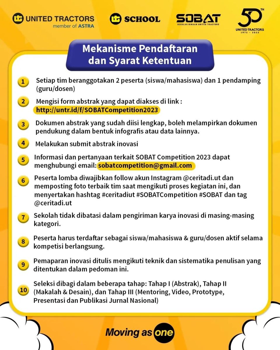 Sobat Competition Ajang Inovasi Dengan Total Hadiah Hingga